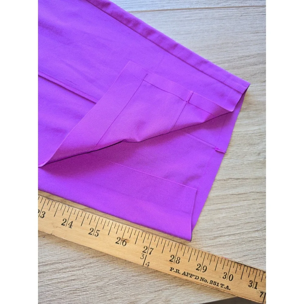 Athleta Vienna Slim Pants Women 12P Purple Stretch Travel athleisure lightweight - Picture 11 of 12